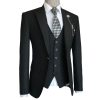 Lightweight fine wool striped 3 piece suit