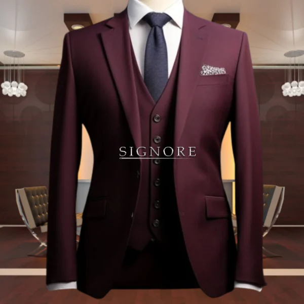 Premium Burgundy-Three-Piece-Suit-for-Men